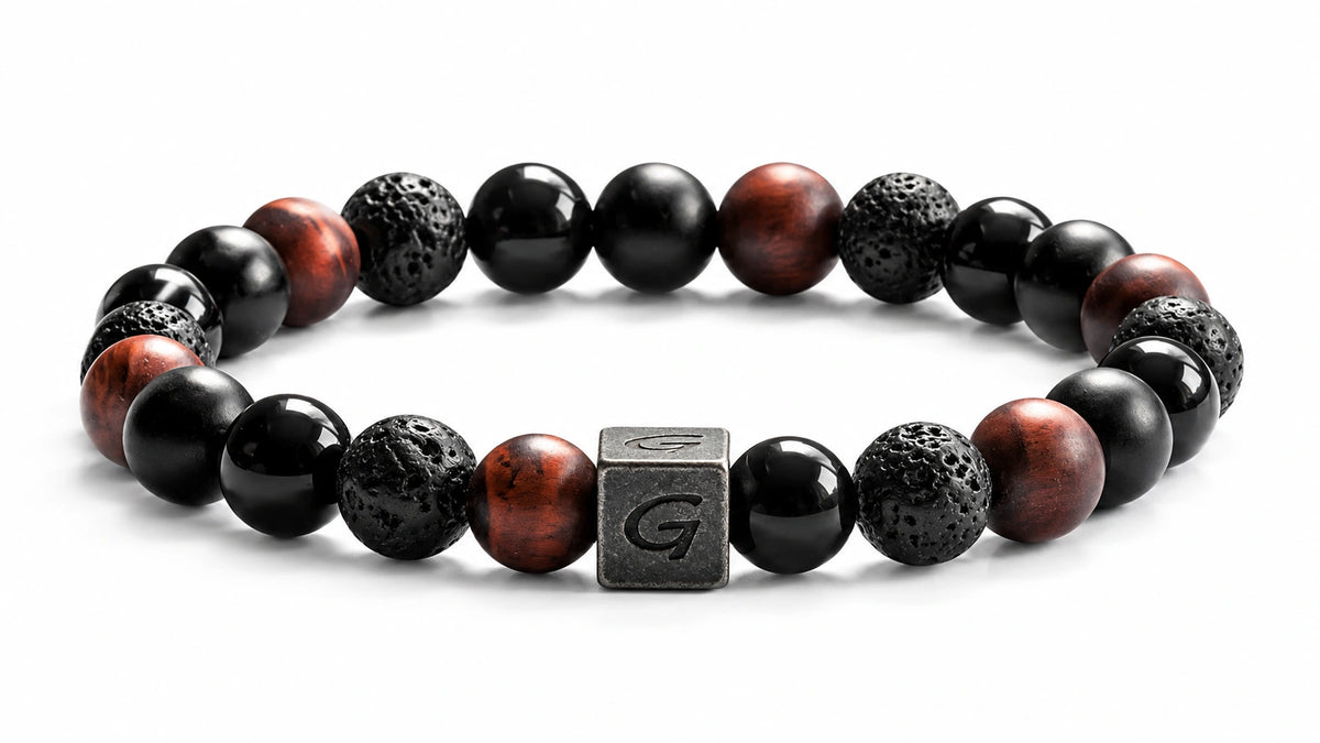 Ivar Mixed Stones armband met gemixte natuursteen kralen