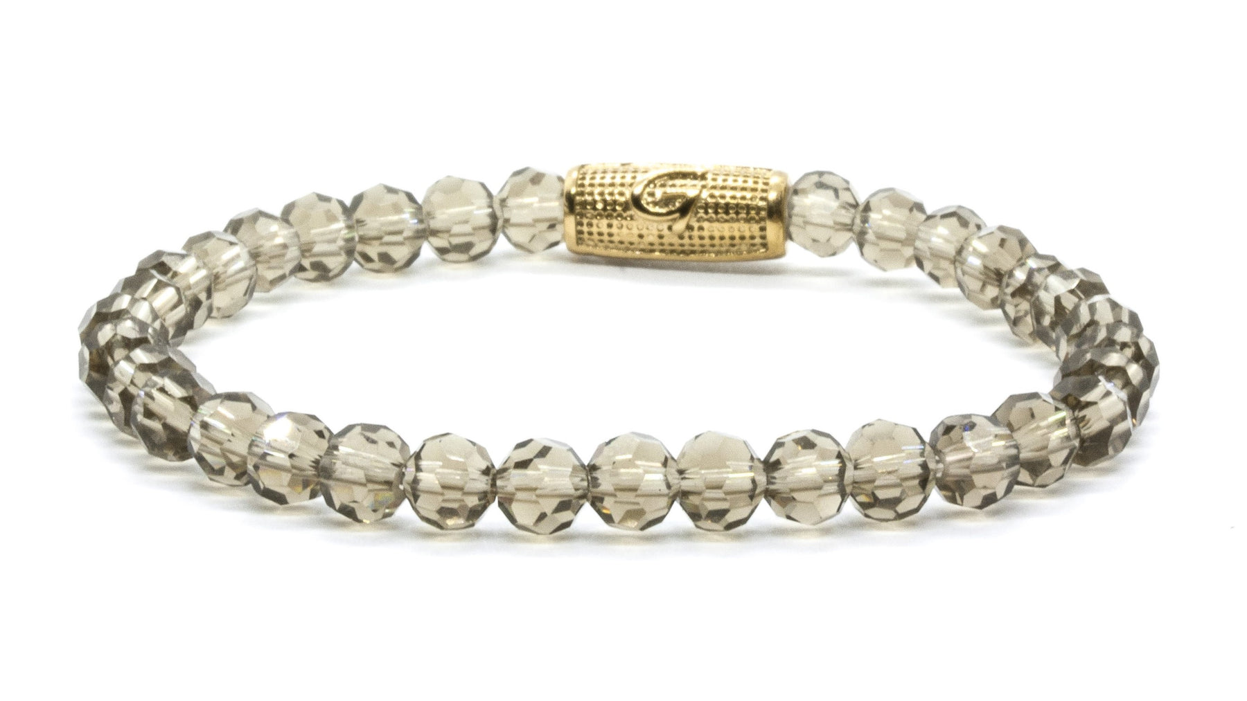6mm Stones | Facetted smokey crystal