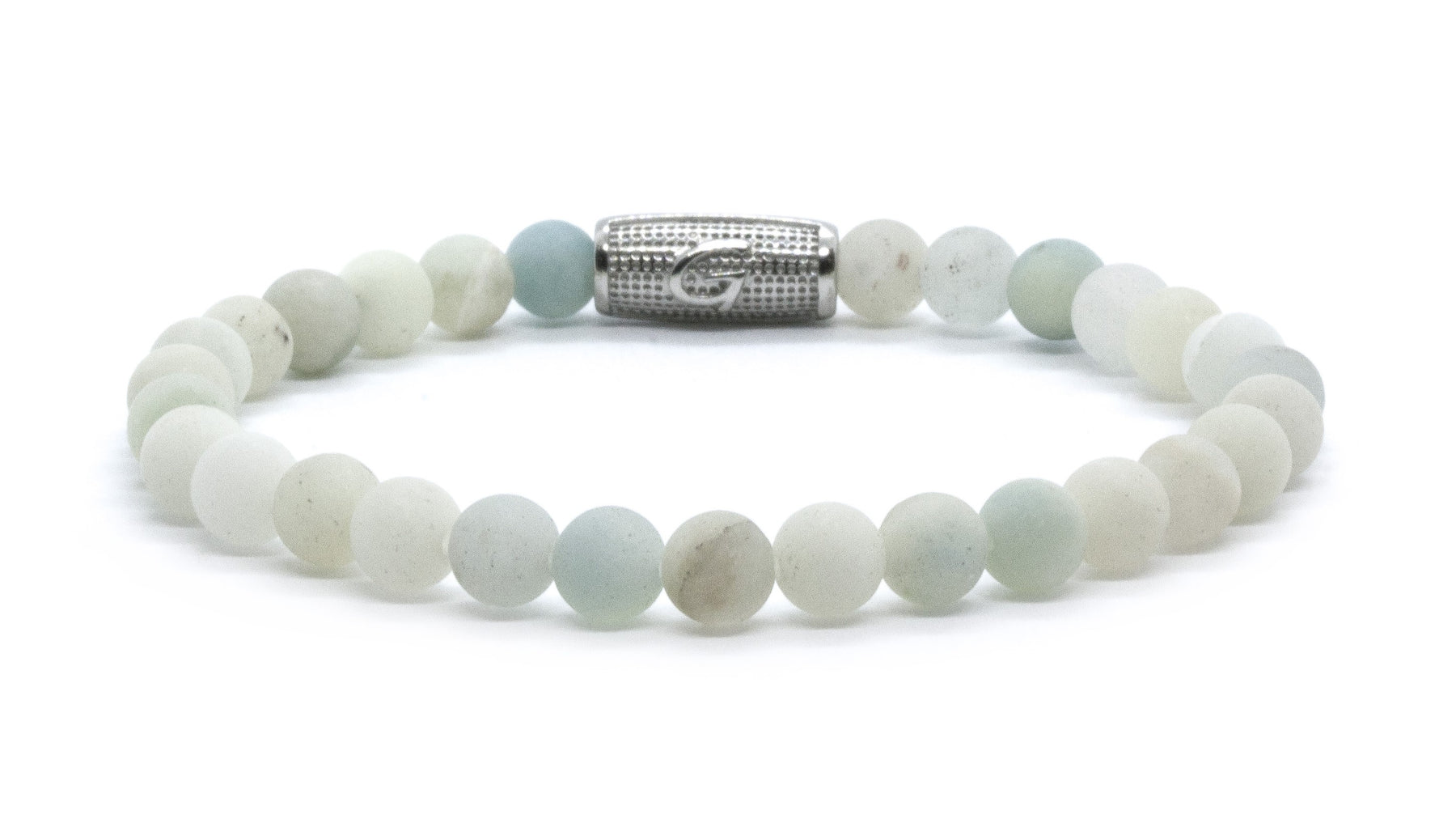 6mm Stones | Frosted aquamarine