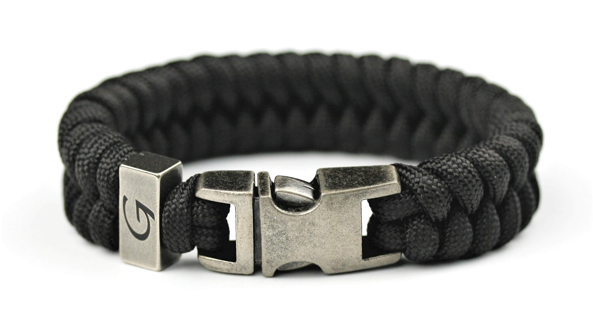 Heren armband met gesp | Black