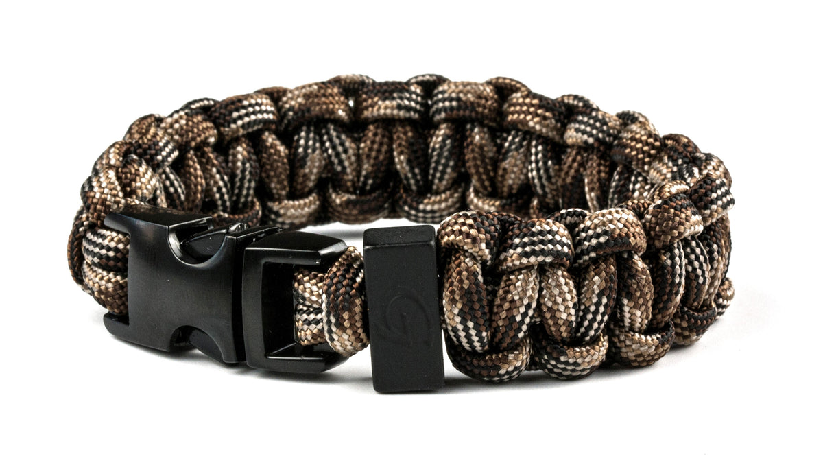 Touw heren armbanden | Brown camo