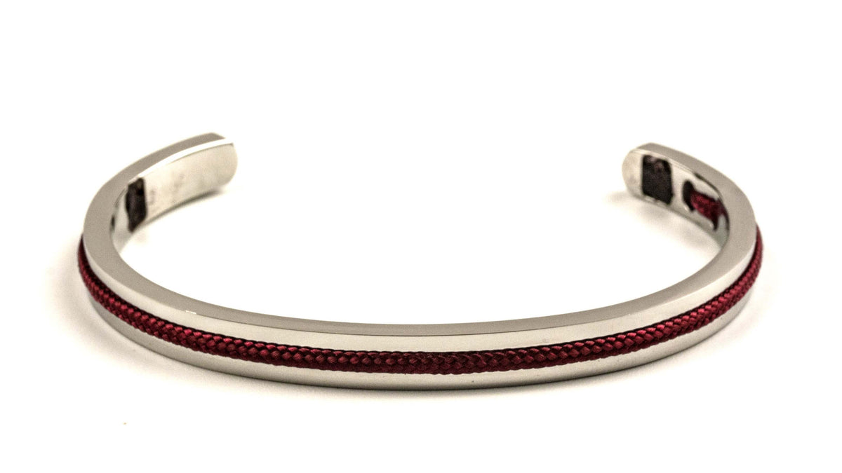 Stalen armbanden voor dames en heren | Burgundy