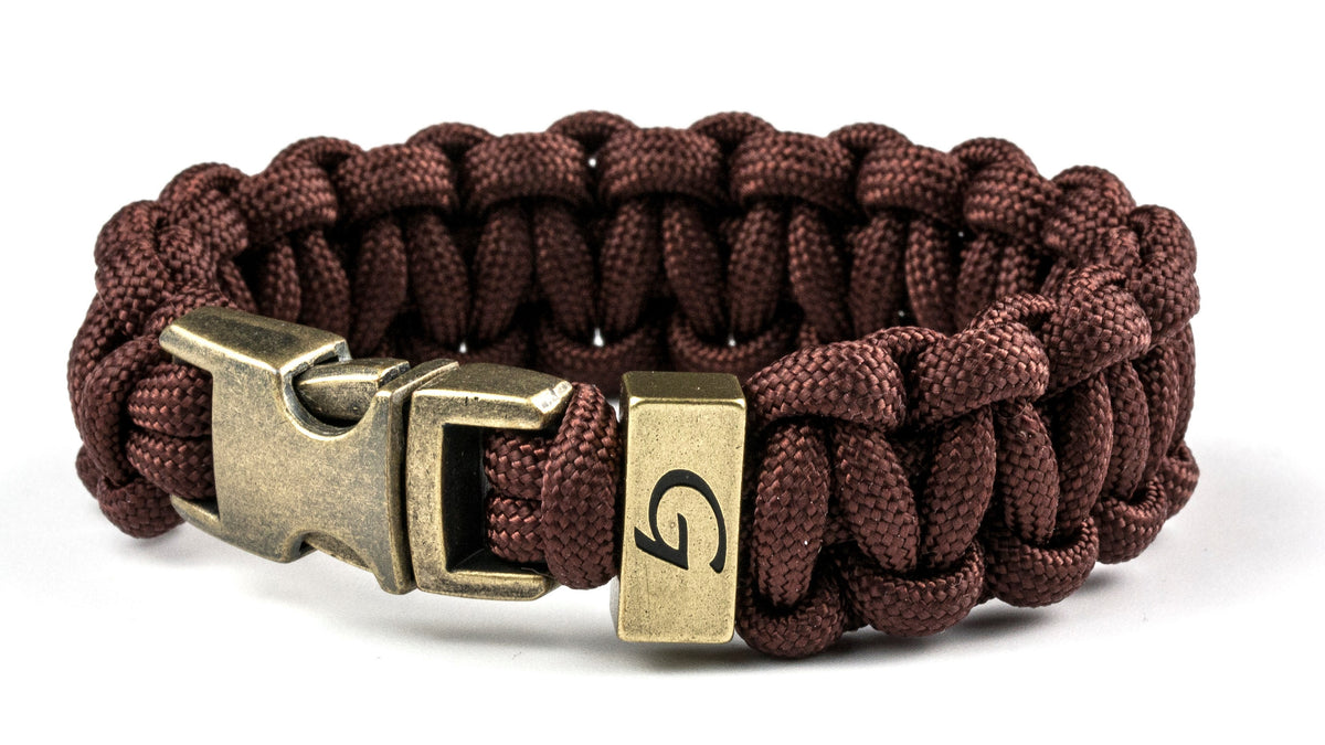 Touw armbanden heren | Chestnut brown