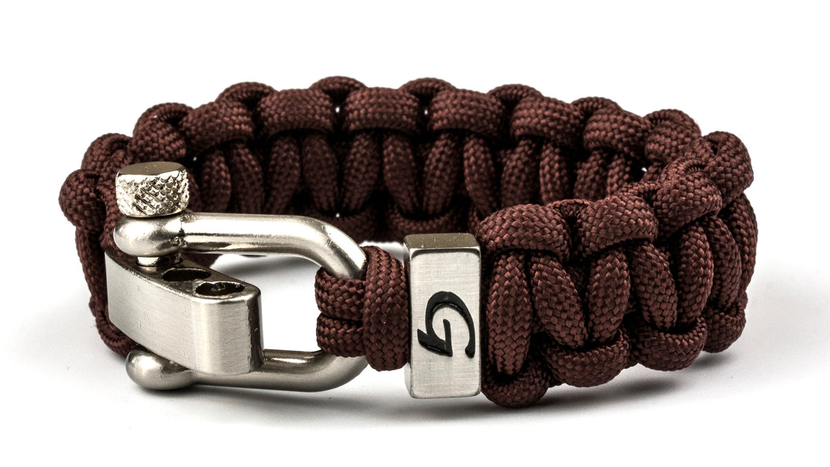 Touw armbanden heren | Chestnut brown
