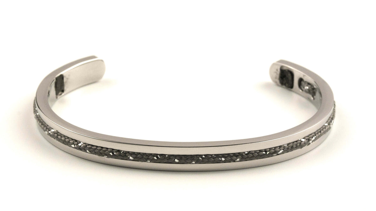 Stalen armbanden voor mannen | Metallic black