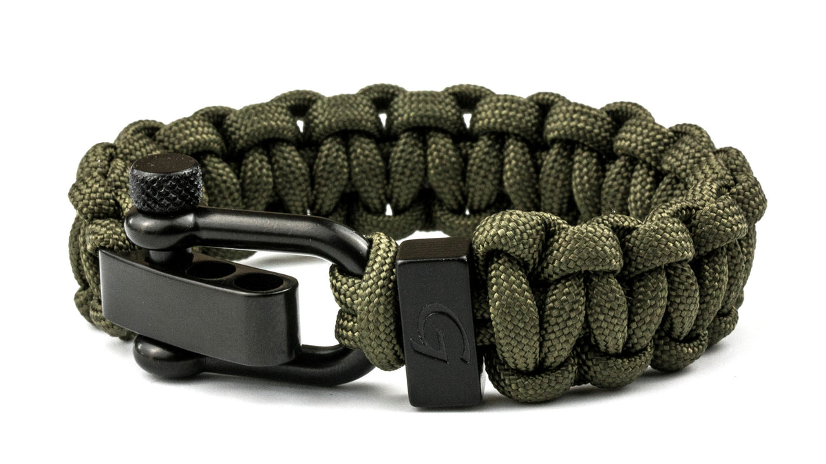 Touw armbanden voor mannen | Olive drab