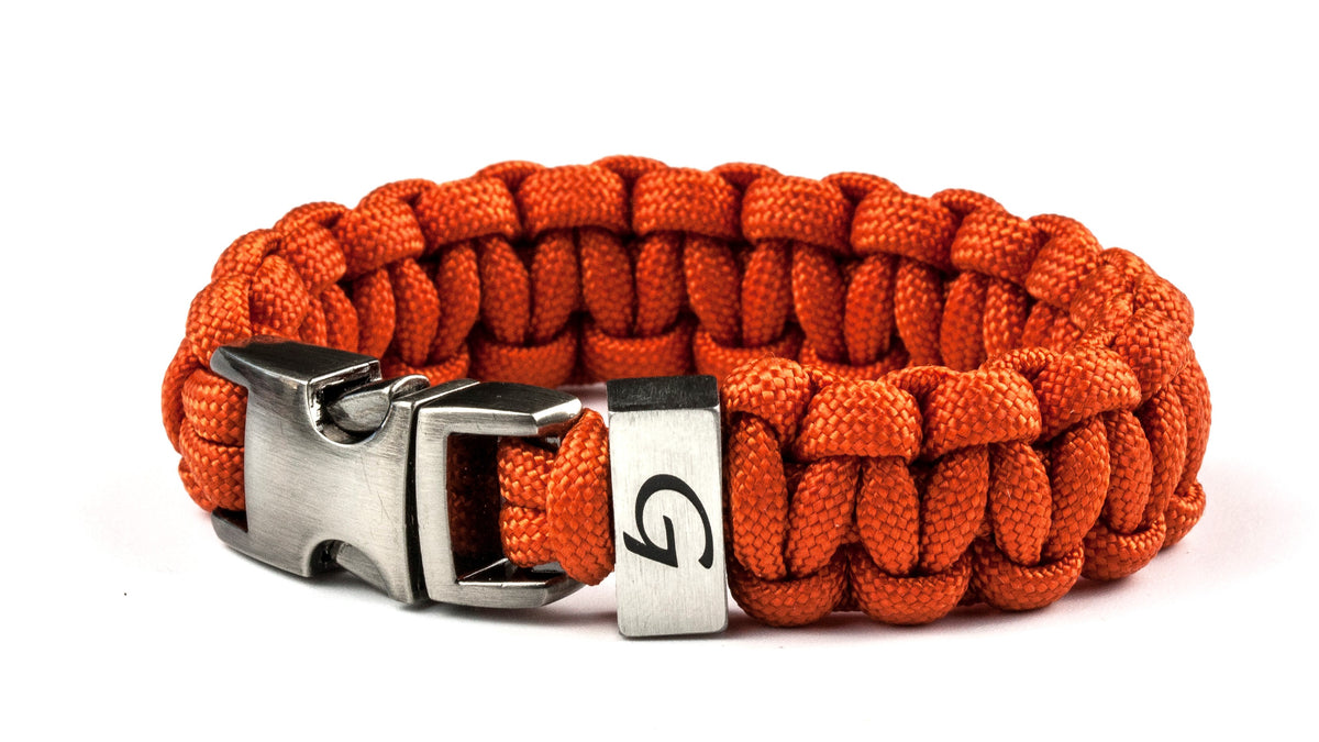 Touw armbanden heren | Orange