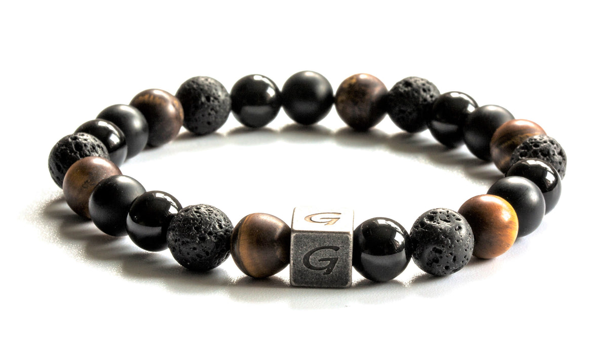 Kralen armband natuursteen | Ragnar