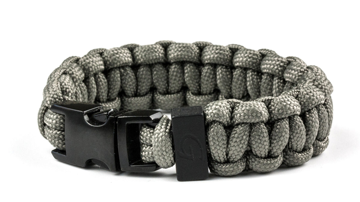 Touw armbanden voor heren | Steel grey