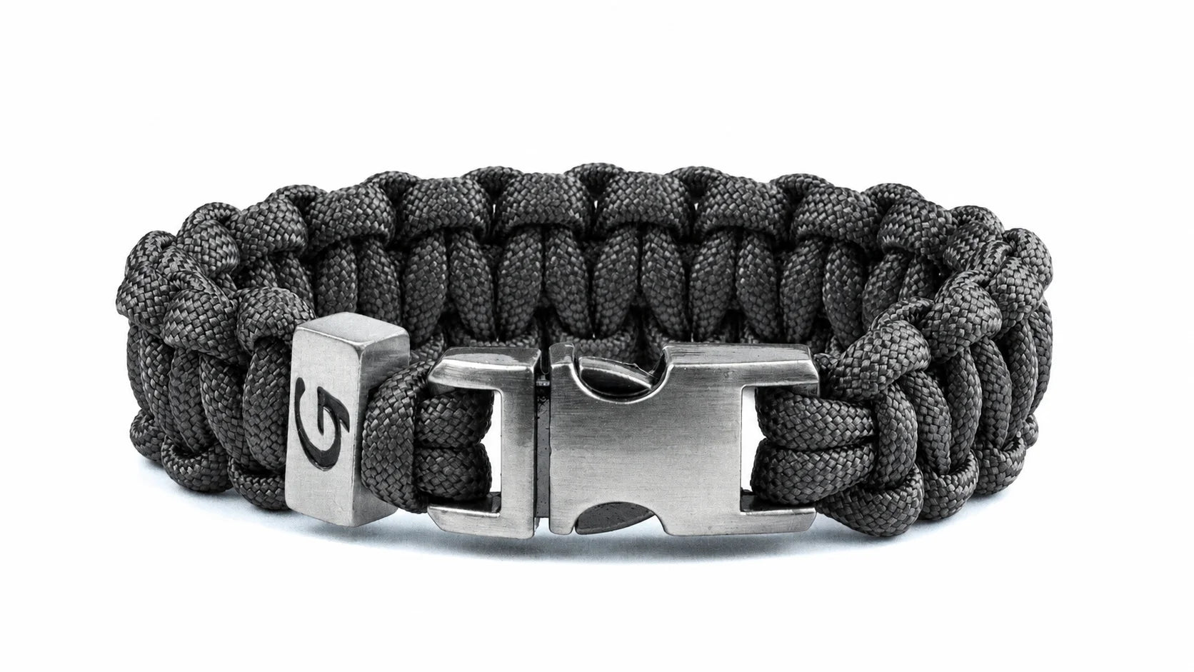 Imperative Classic Buckle paracord armband in Anthracite