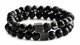 Ares Combo Set natuursteen armband set met twee armbanden
