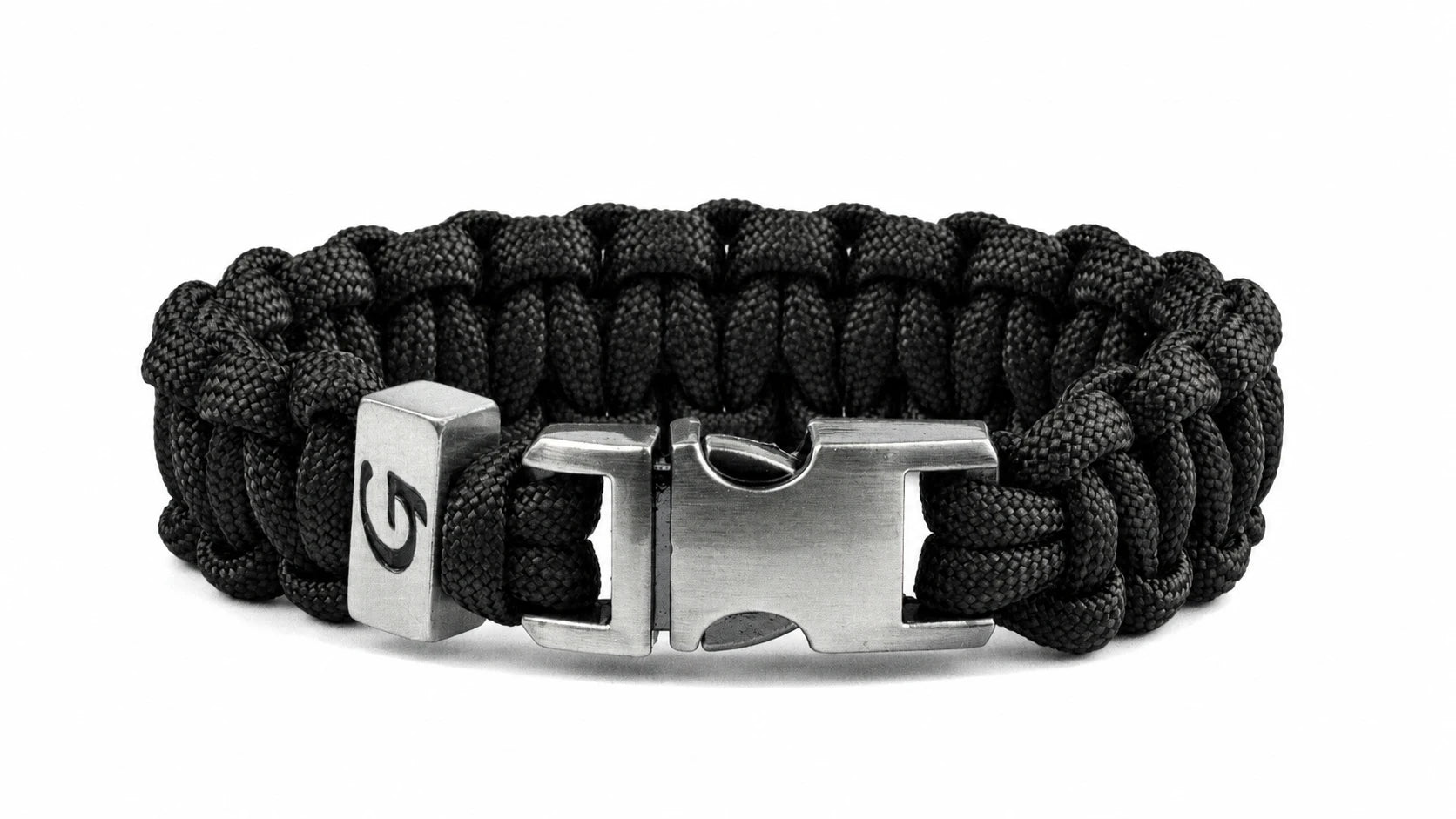 Imperative Classic Buckle paracord armband in Black