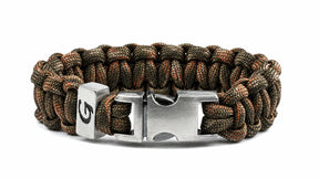 Imperative Striped Buckle paracord armband in Fall Camo