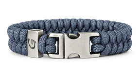 Elegance Classic Buckle paracord armband in Graphite