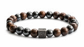 Mercury Mixed Stones armband met gemixte natuursteen kralen