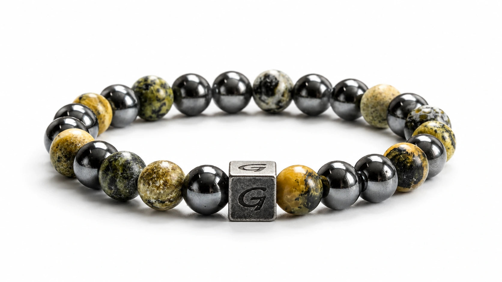 Nemesis Mixed Stones armband met gemixte natuursteen kralen