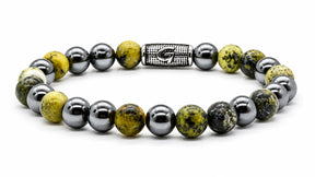 Nemesis Mixed Stones armband met Oval Logo bead