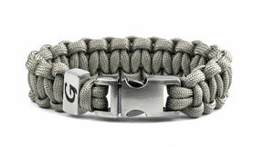 Imperative Classic Buckle paracord armband in Steel Grey