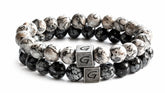 Ashes Combo Set natuursteen armband set met twee armbanden