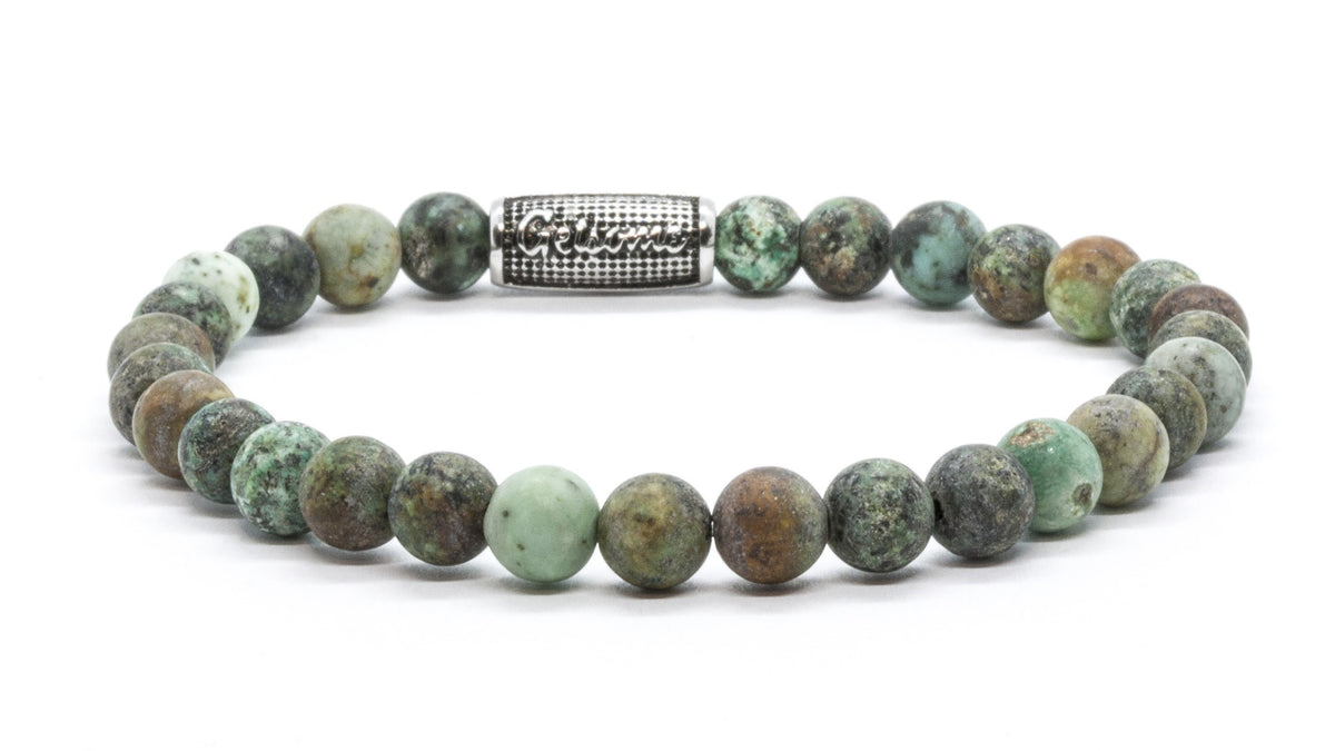 6mm Stones | Frosted African turquoise