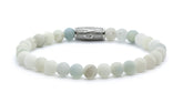 6mm Stones | Frosted aquamarine