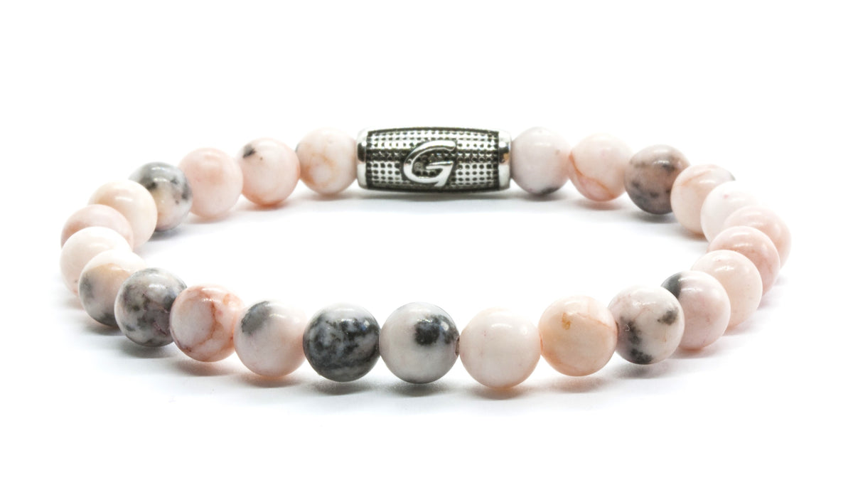 6mm Stones | Pink zebra
