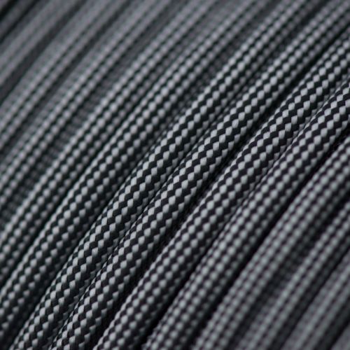 Silver Grey & Black Stripes