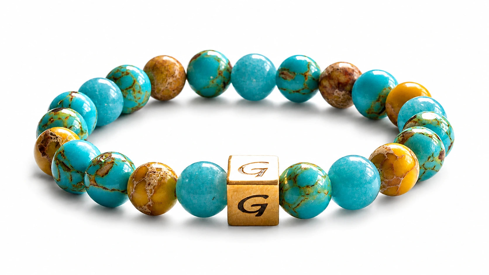 Summer Vibes Mixed Stones armband met gemixte natuursteen kralen