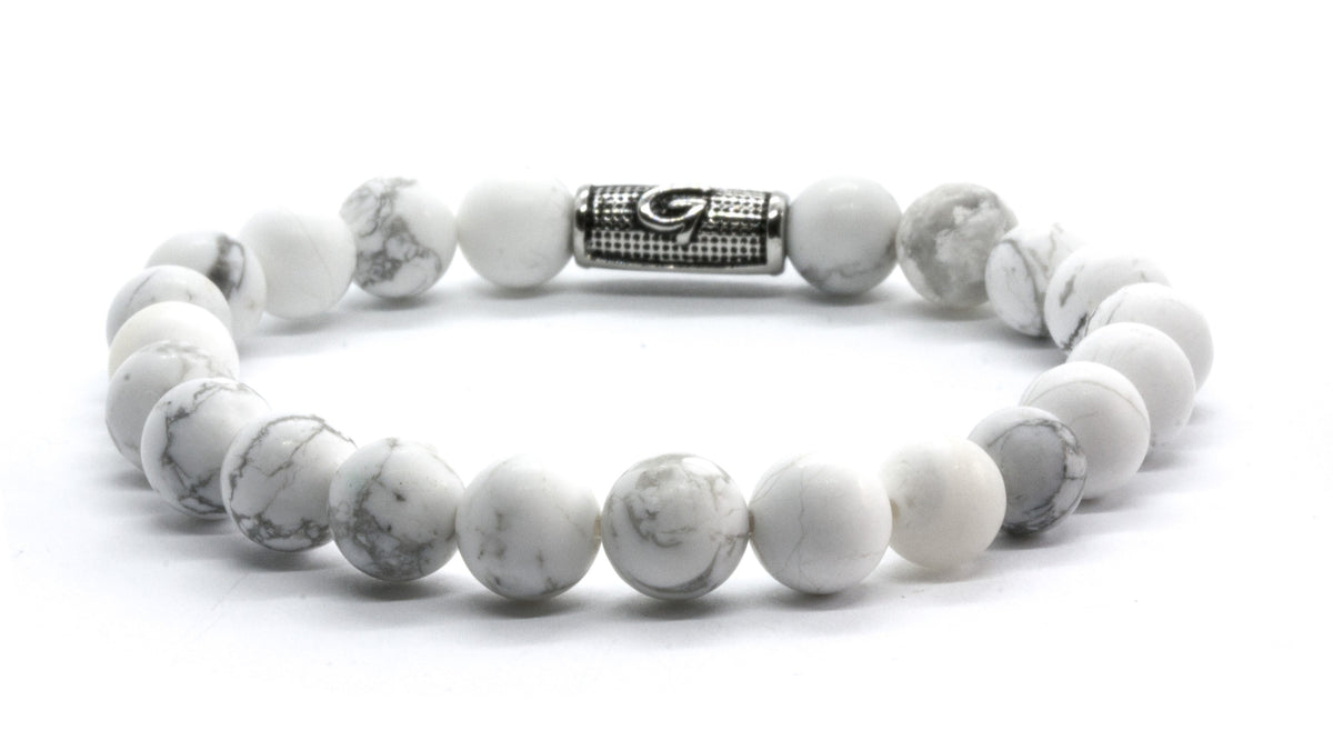 Stones | Frosted white howlite
