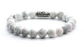 Stones | Frosted white howlite
