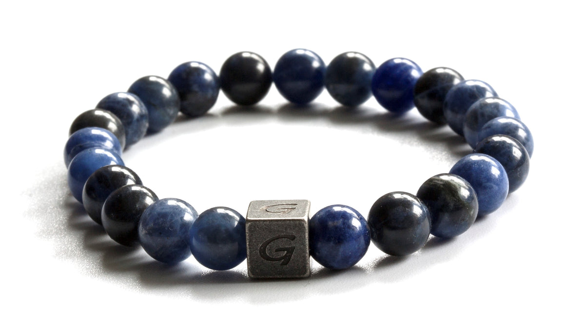 Kralen armband | Blue sodalite