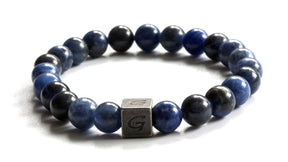 Kralen armband | Blue sodalite