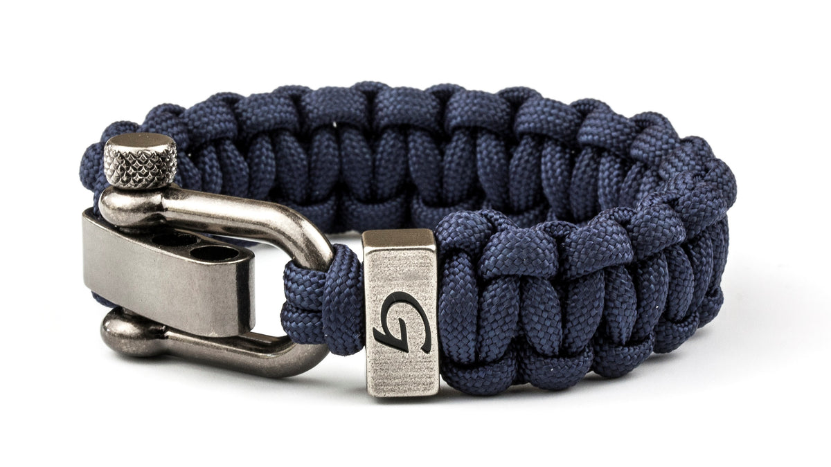 Touw heren armbanden | Navy blue