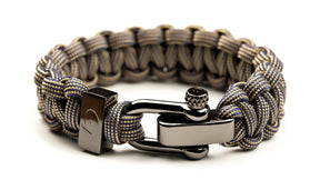 Touw armbanden voor heren | Navy blue & gold
