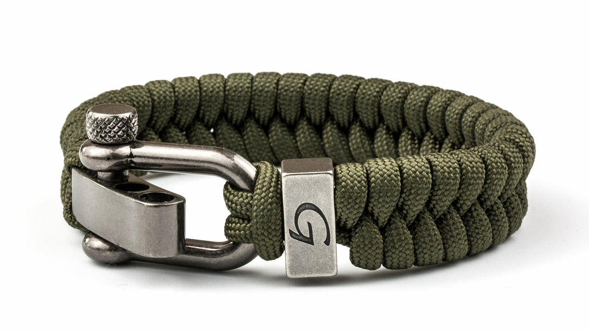 Heren armbanden kopen | Olive drab