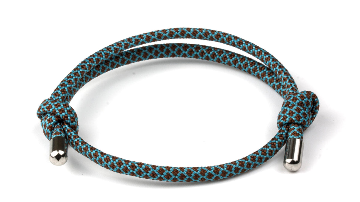 Turquoise & brown | Single cord
